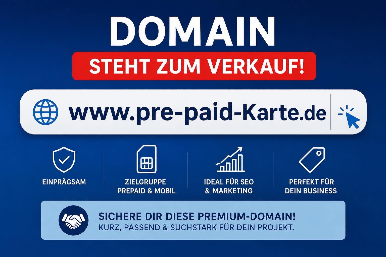 Diese Domain steht zum Verkauf